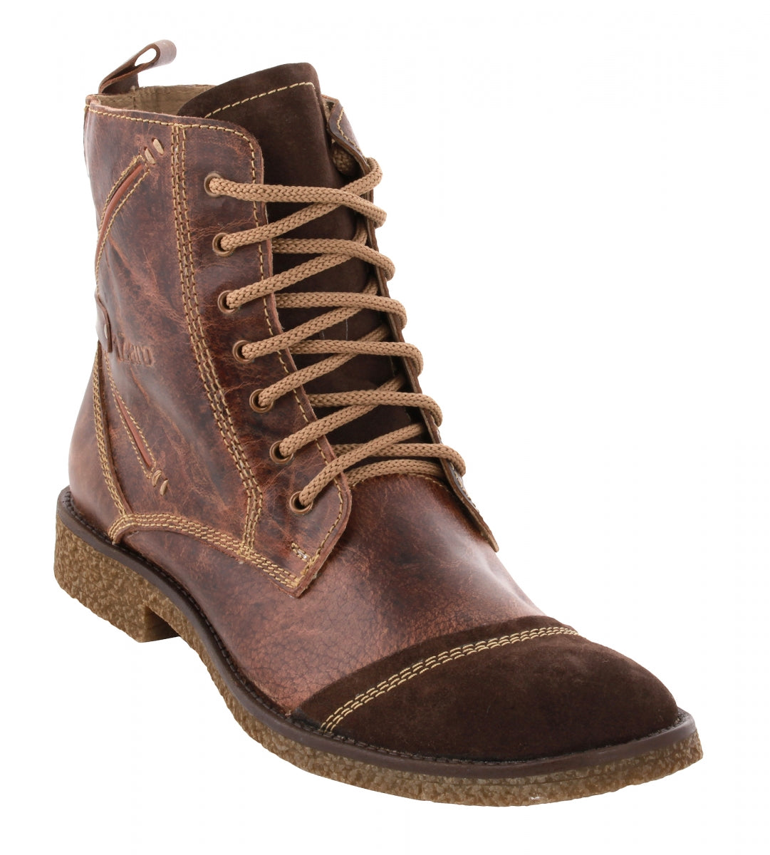 Men's Genuine Chocolate Brown Leather Boots Online