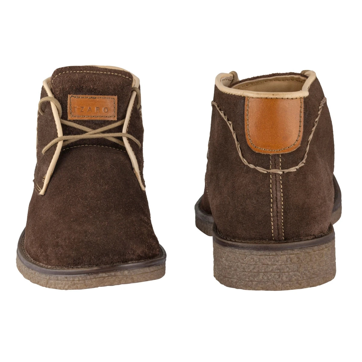 Pure Leather Brown Desert Boots in Suede - Dune (Brown)