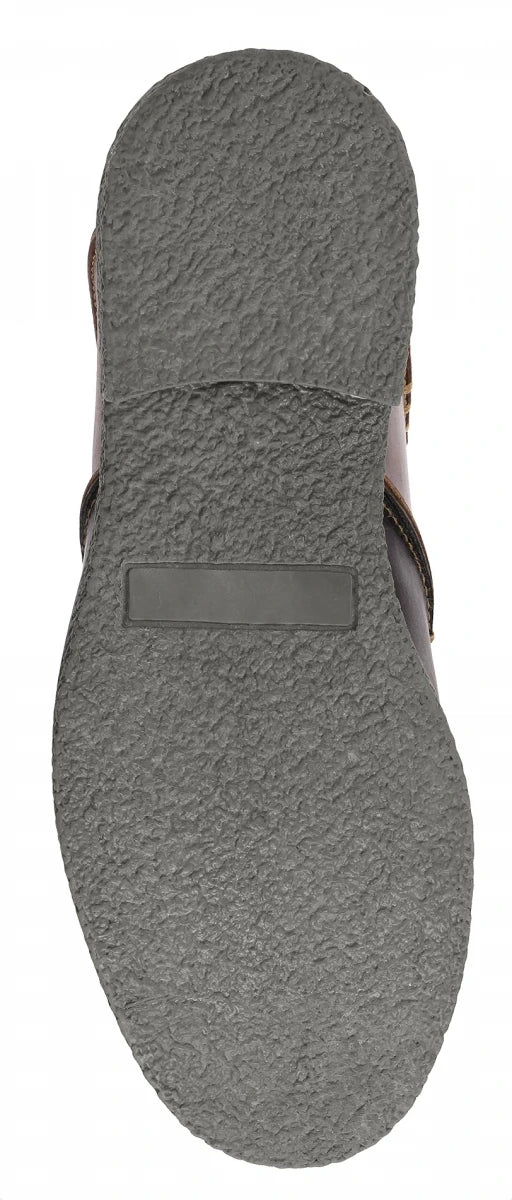 Pure Leather Black & Tan Derby - Elton, SH3220SDBLK