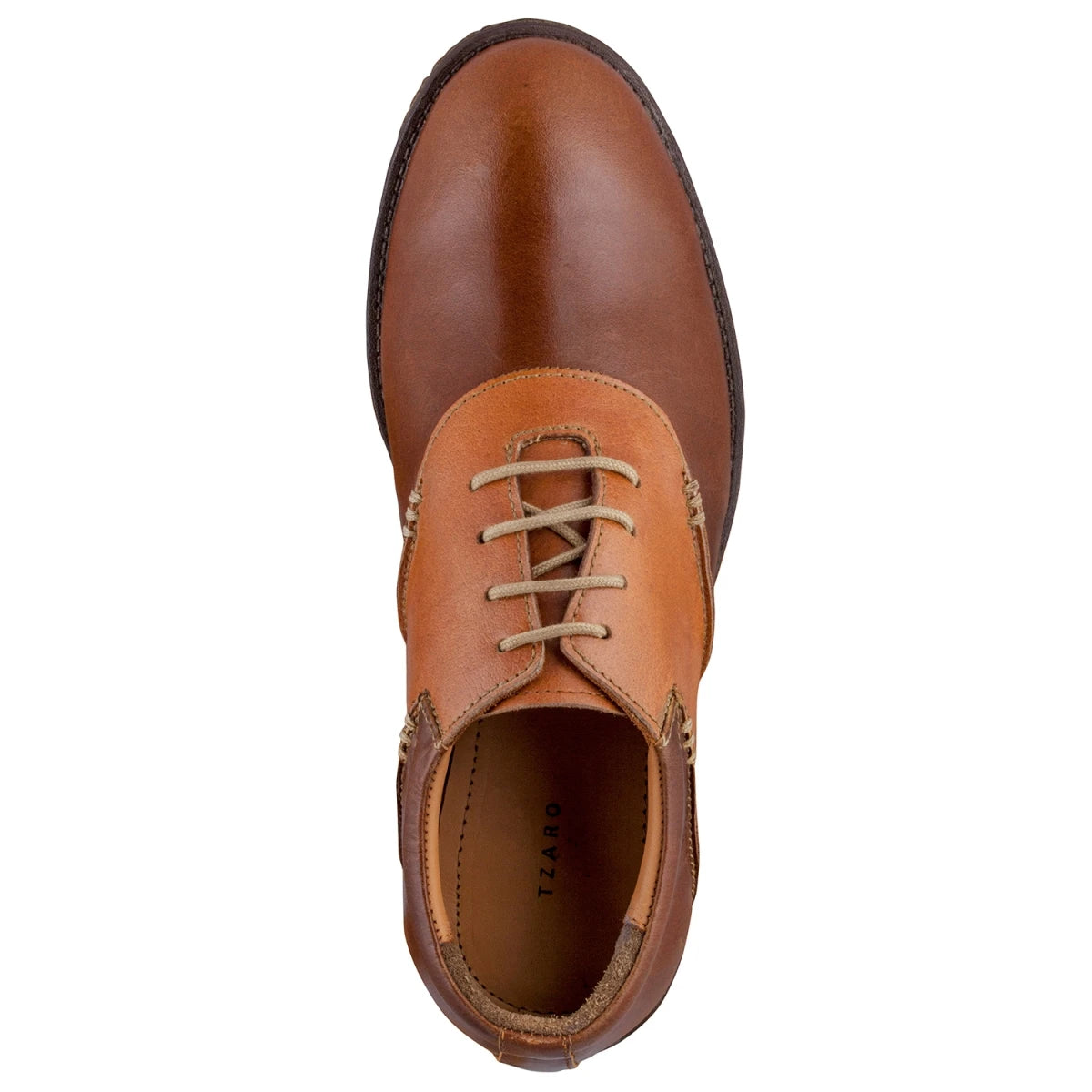 Pure Leather Derby with Crepe Sole - Elton(Tan), SH3226ELTAN