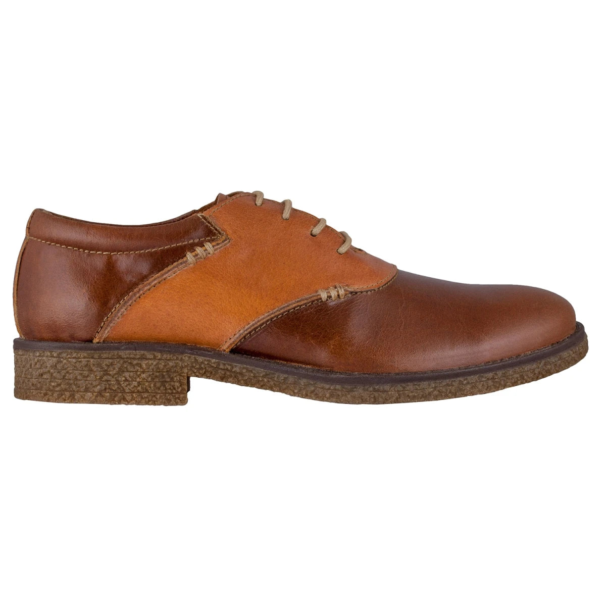 Pure Leather Derby with Crepe Sole - Elton(Tan), SH3226ELTAN