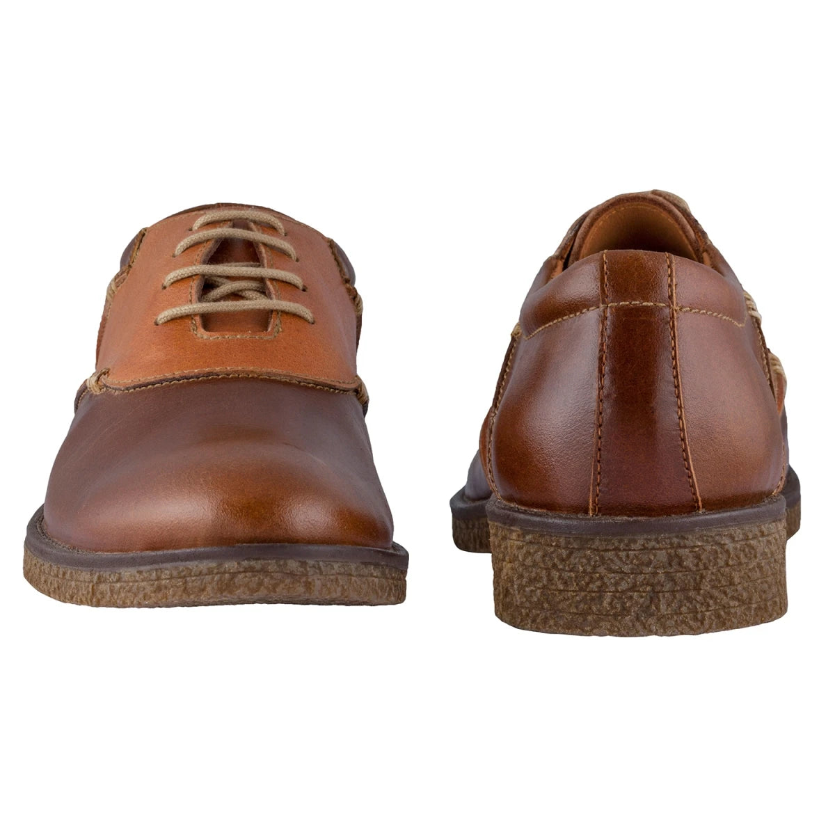 Pure Leather Derby with Crepe Sole - Elton(Tan), SH3226ELTAN