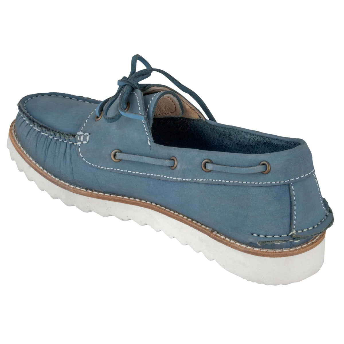 Pure Leather, Super Light, Boat Shoes - Float (Blue), SLBOAT115BLU
