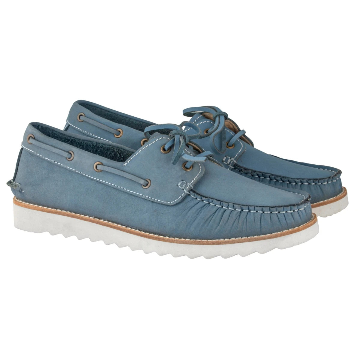 Pure Leather, Super Light, Boat Shoes - Float (Blue), SLBOAT115BLU