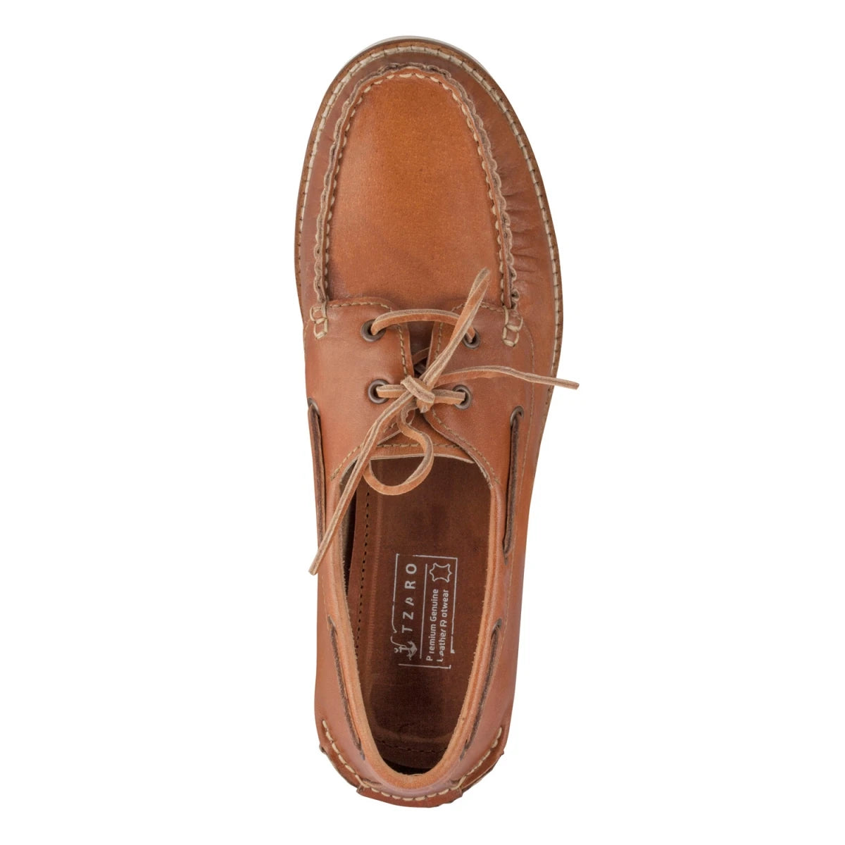 Pure Leather, Super Light, Boat Shoes - Float (Tan), SLBOAT116TAN