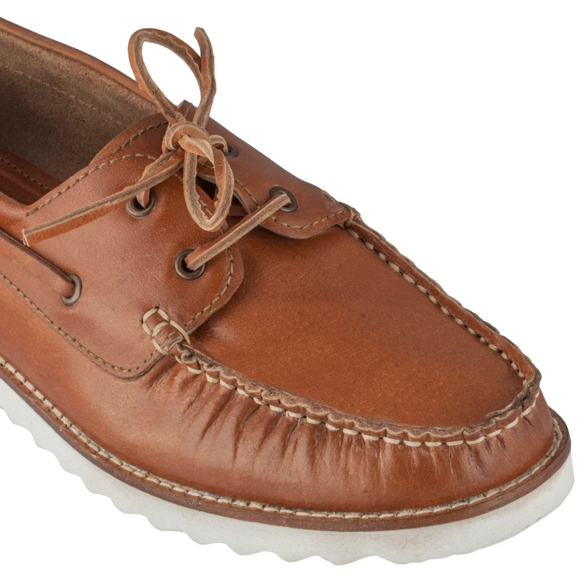 Pure Leather, Super Light, Boat Shoes - Float (Tan), SLBOAT116TAN