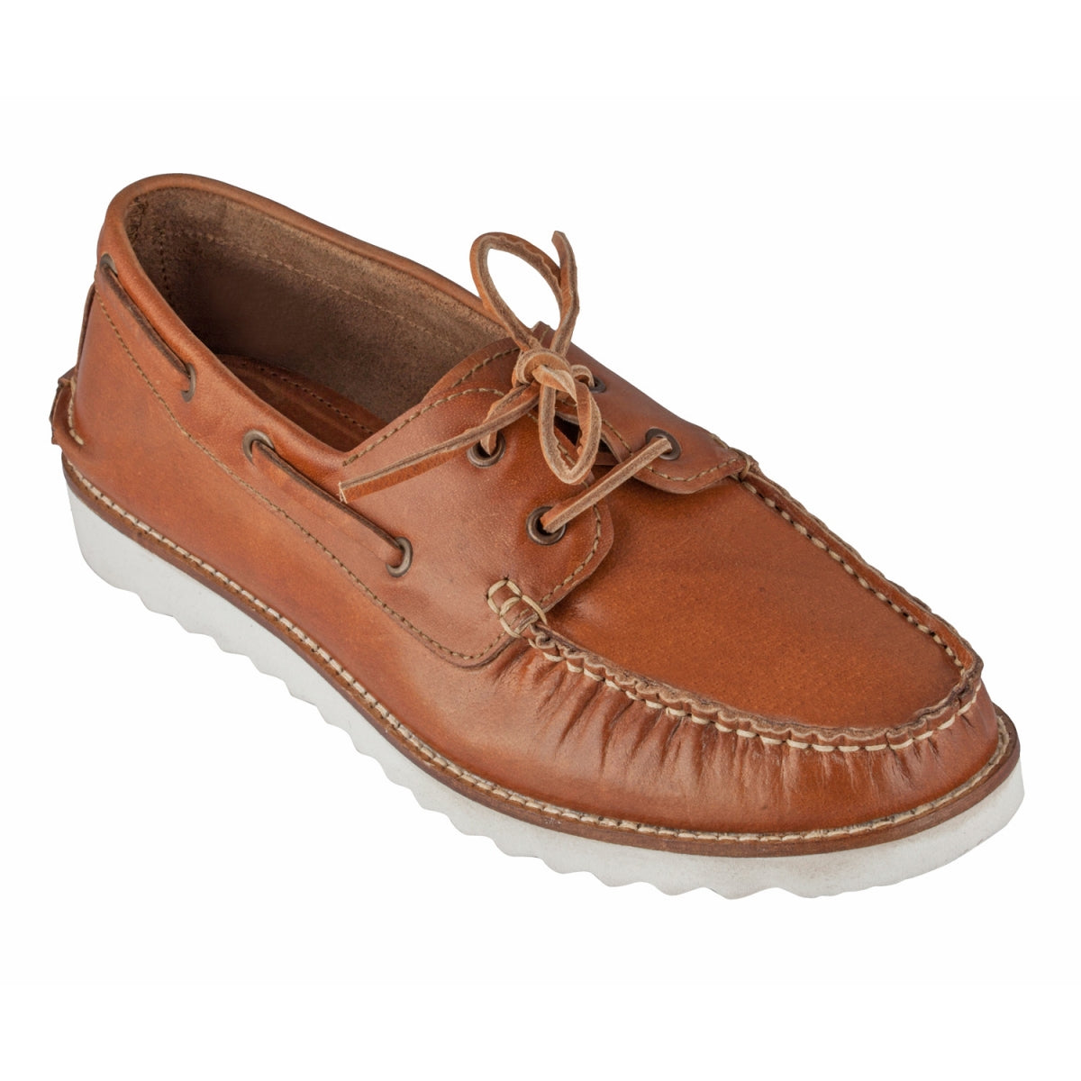 Pure Leather, Super Light, Boat Shoes - Float (Tan), SLBOAT116TAN