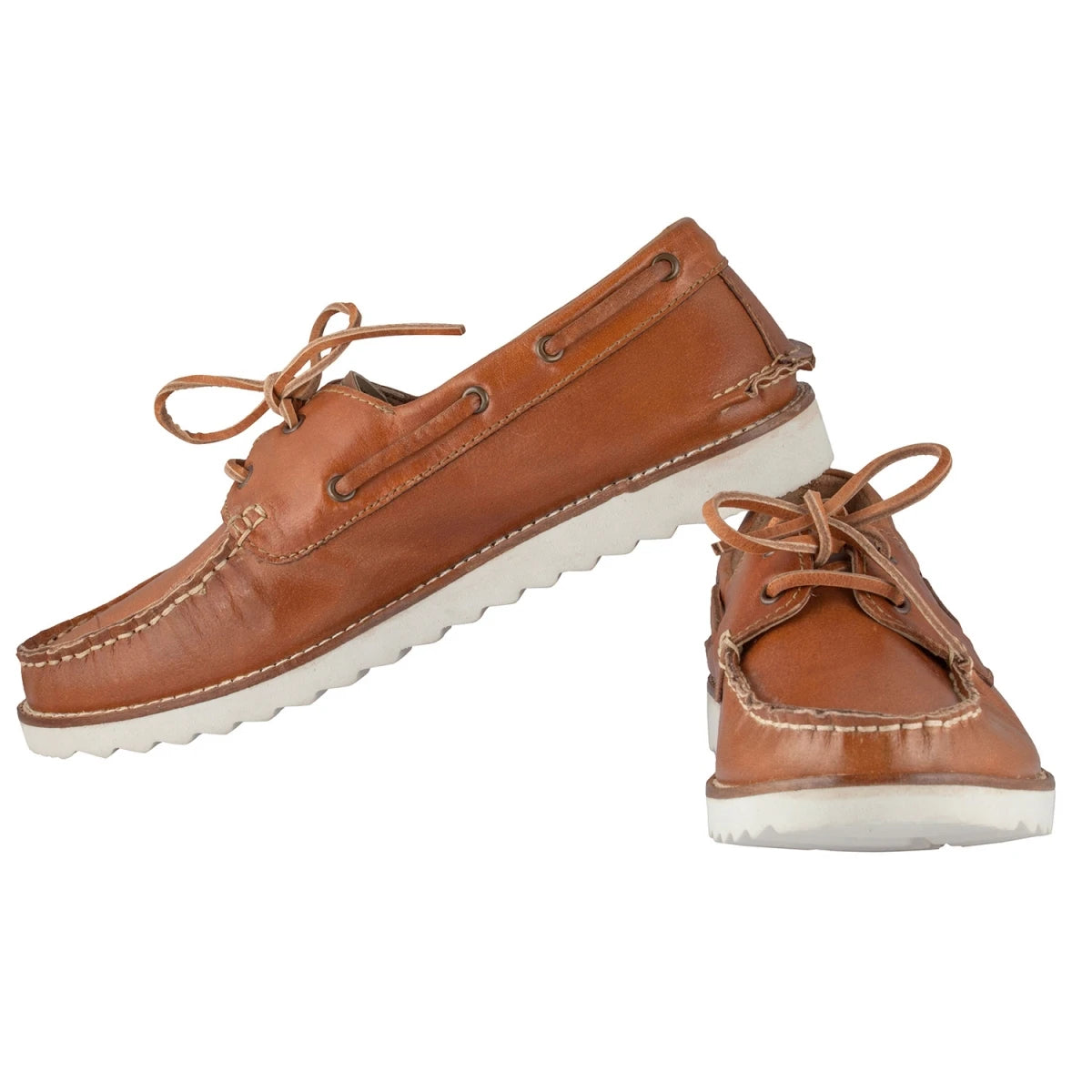 Pure Leather, Super Light, Boat Shoes - Float (Tan), SLBOAT116TAN