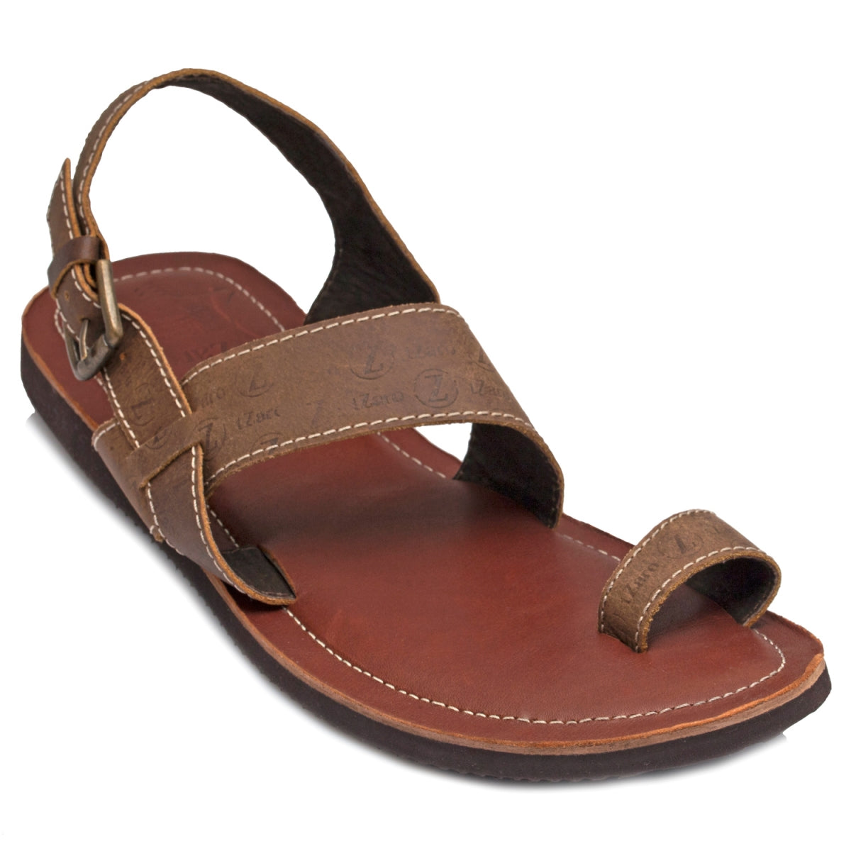 Pure Leather, Super-light, Sandal- Gladiator (Tan with Brown), SLPCLDGLD1908