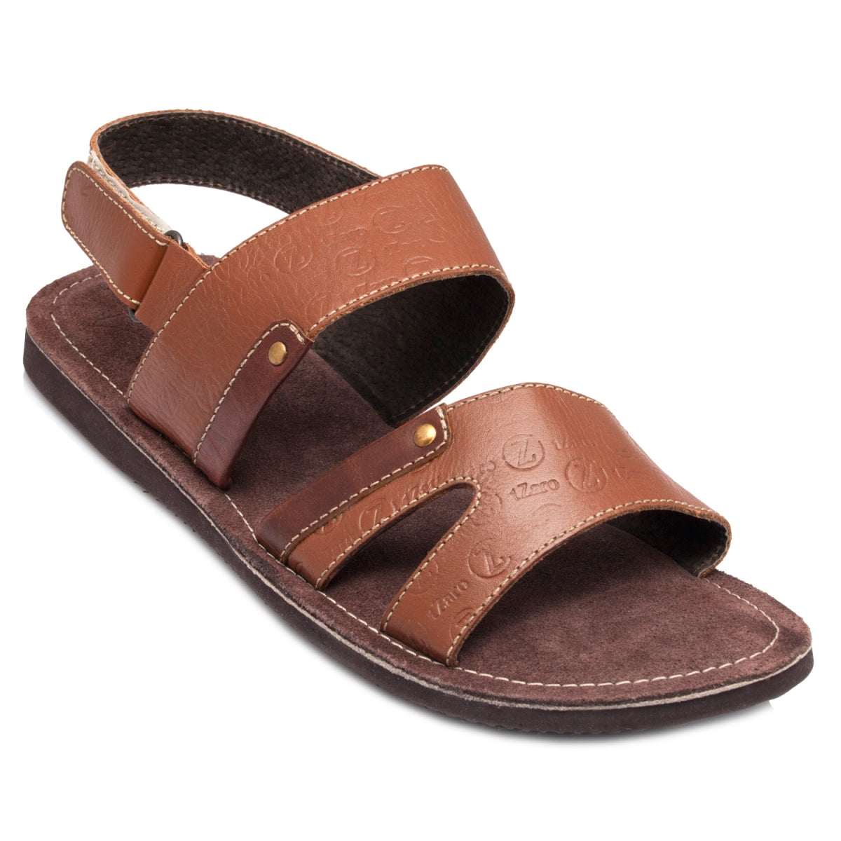 Pure Leather, Super-light, Sandal - Victory (Brown with Tan), SLPCLDWM1909