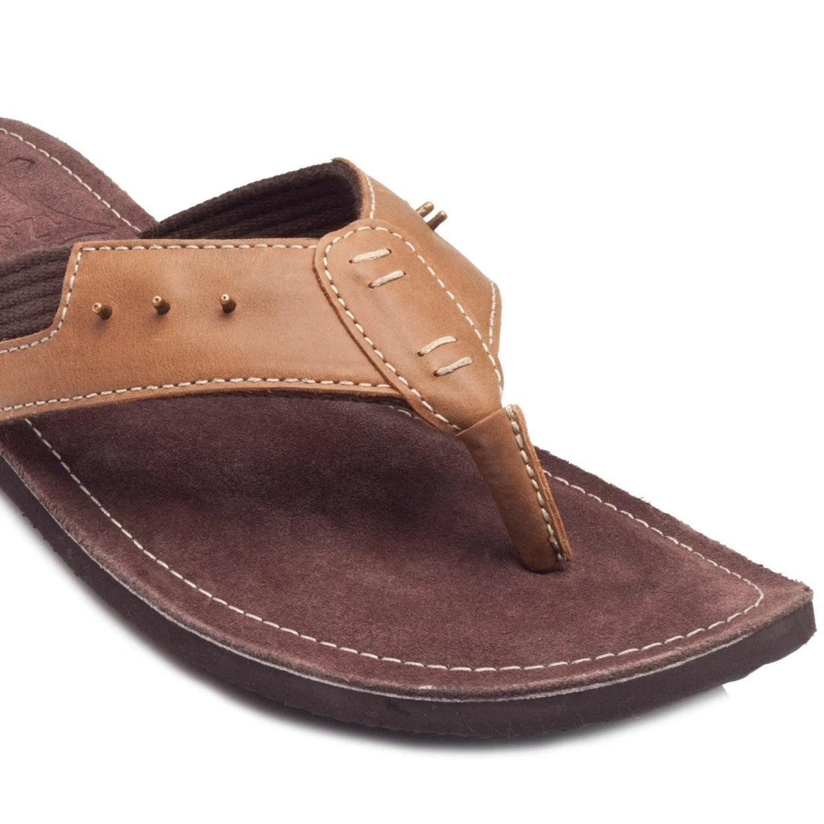 TZARO Genuine Leather Slipper - Ocata, SLPGV1908MRN