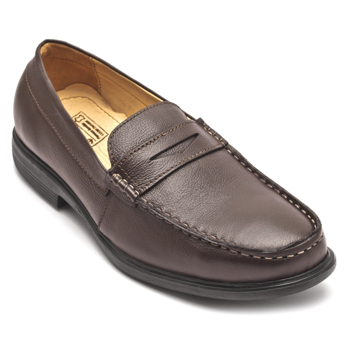Pure Leather, Chocolate Color Slip-on Formal Shoes - Mr. Slipon Choco, SLPONCHC2413