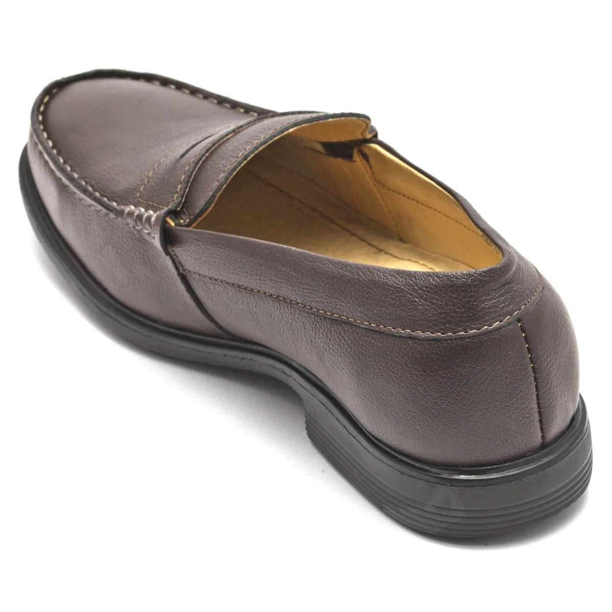 Pure Leather, Chocolate Color Slip-on Formal Shoes - Mr. Slipon Choco, SLPONCHC2413