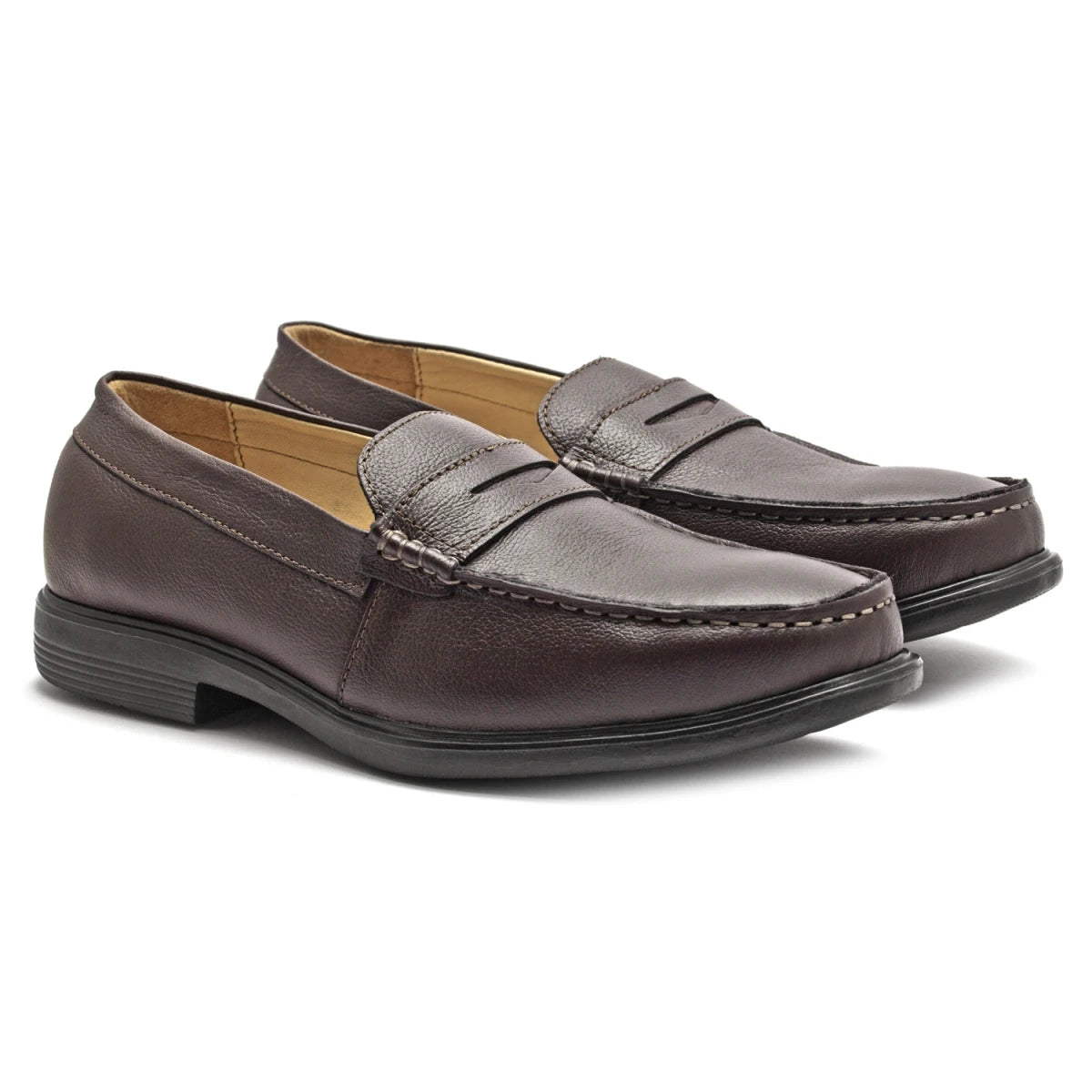 Pure Leather, Chocolate Color Slip-on Formal Shoes - Mr. Slipon Choco, SLPONCHC2413