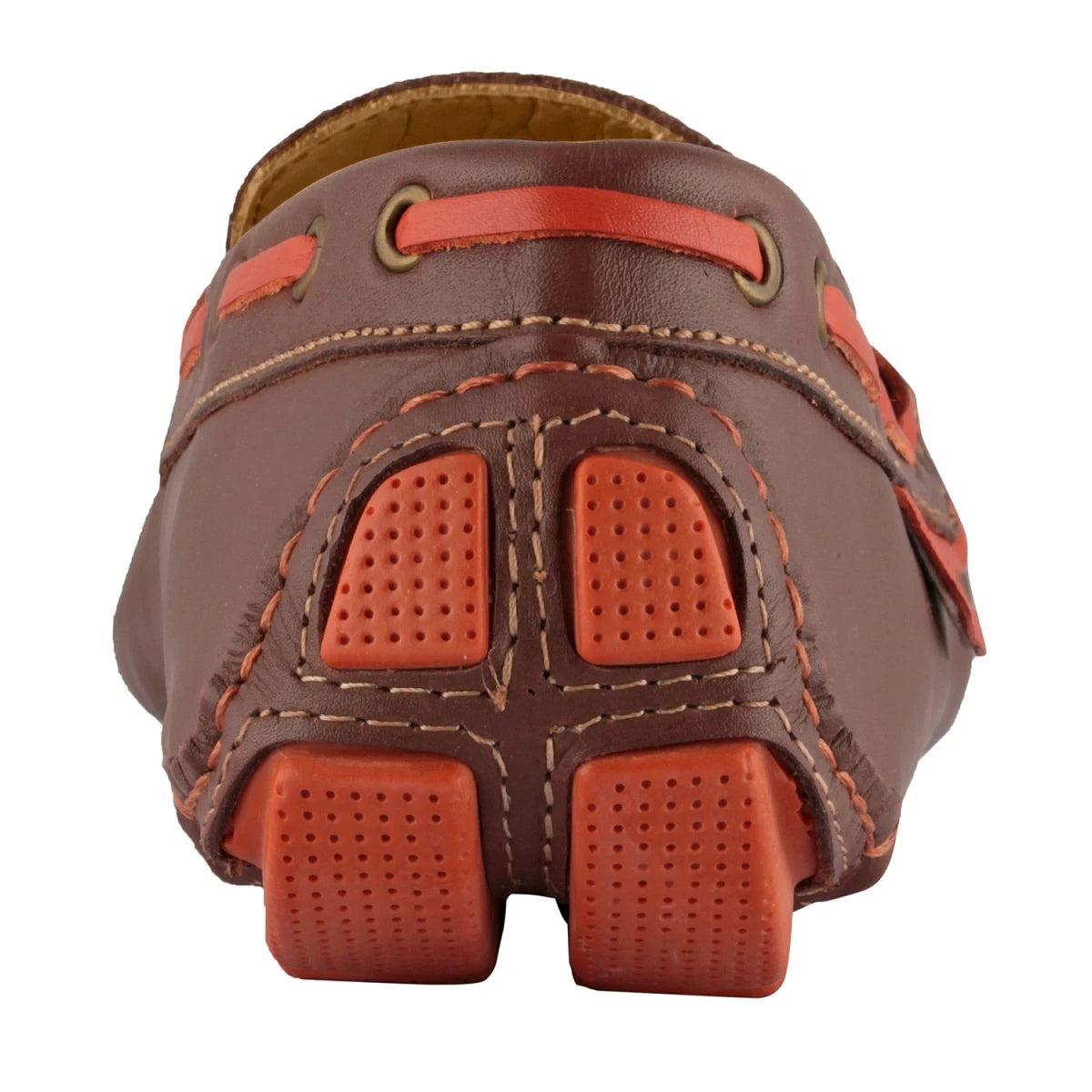 Pure Leather Brown Driving Shoes - Zimmer, ST2352TNUFO