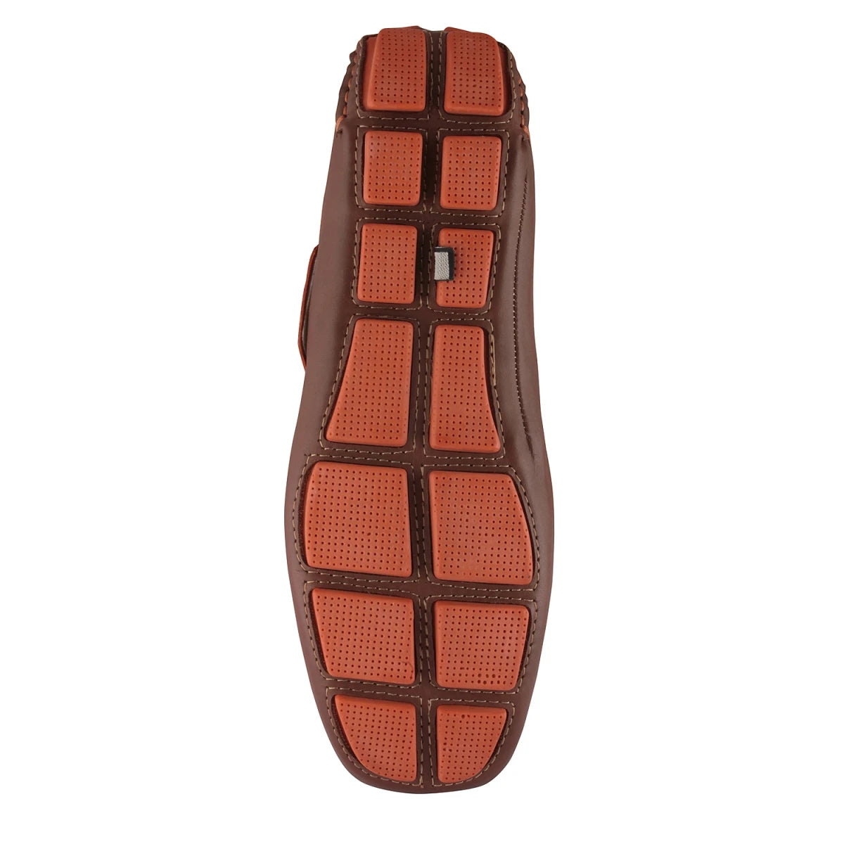 Pure Leather Brown Driving Shoes - Zimmer, ST2352TNUFO