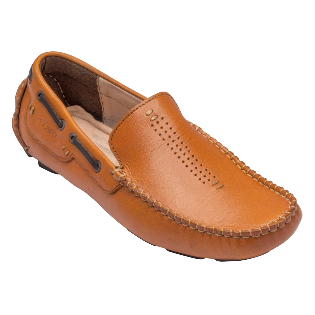 Tan Color Leather Driving Shoes for Men Online