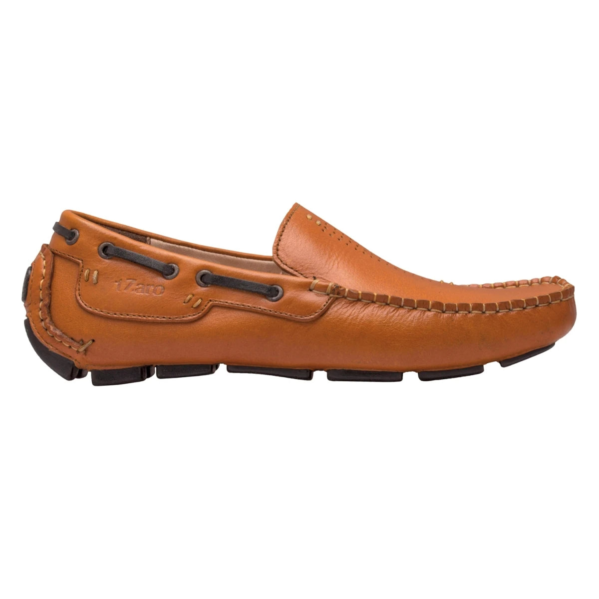 Pure Leather Tan Driving Shoes - STN2306TZCRNCH