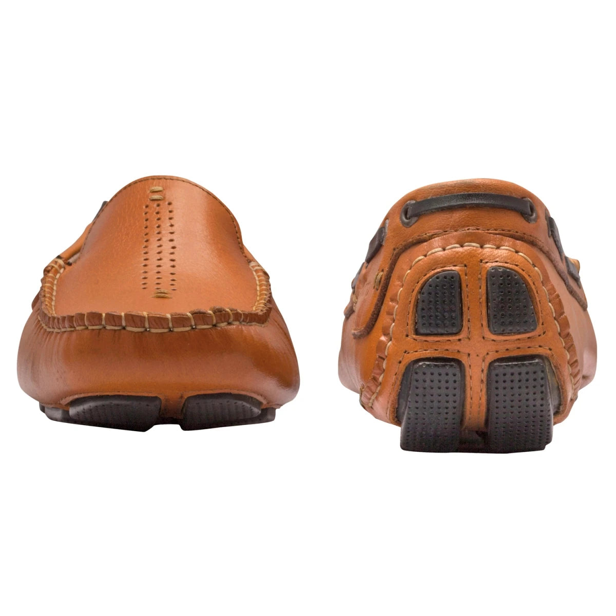 Pure Leather Tan Driving Shoes - STN2306TZCRNCH
