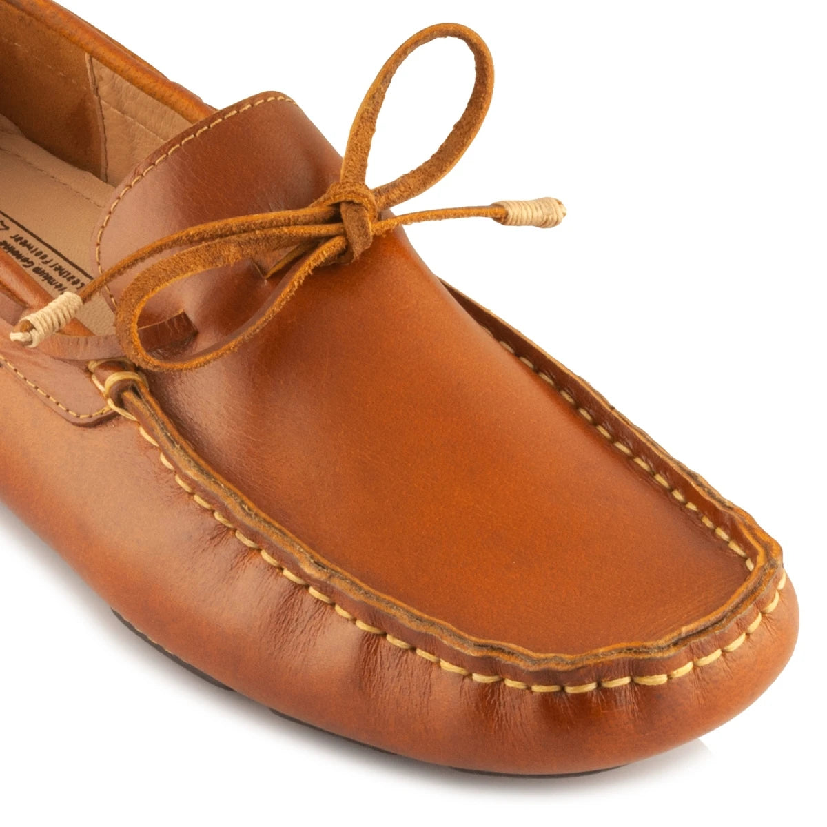 Pure Leather Tan Driving Shoes - STN2309TANOPU
