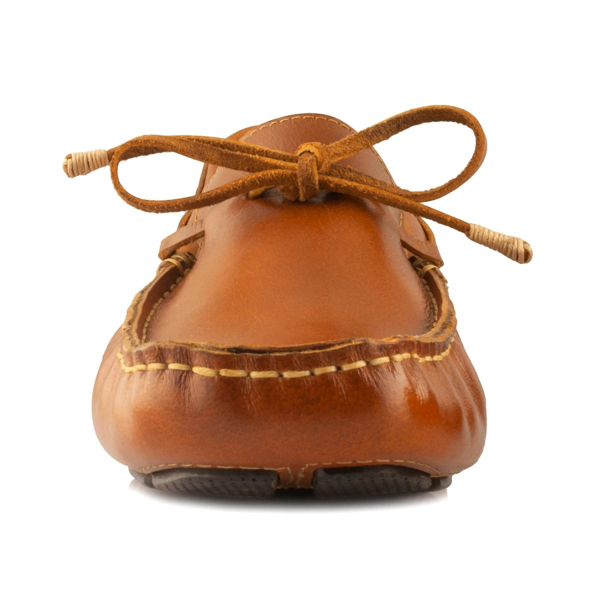 Pure Leather Tan Driving Shoes - STN2309TANOPU