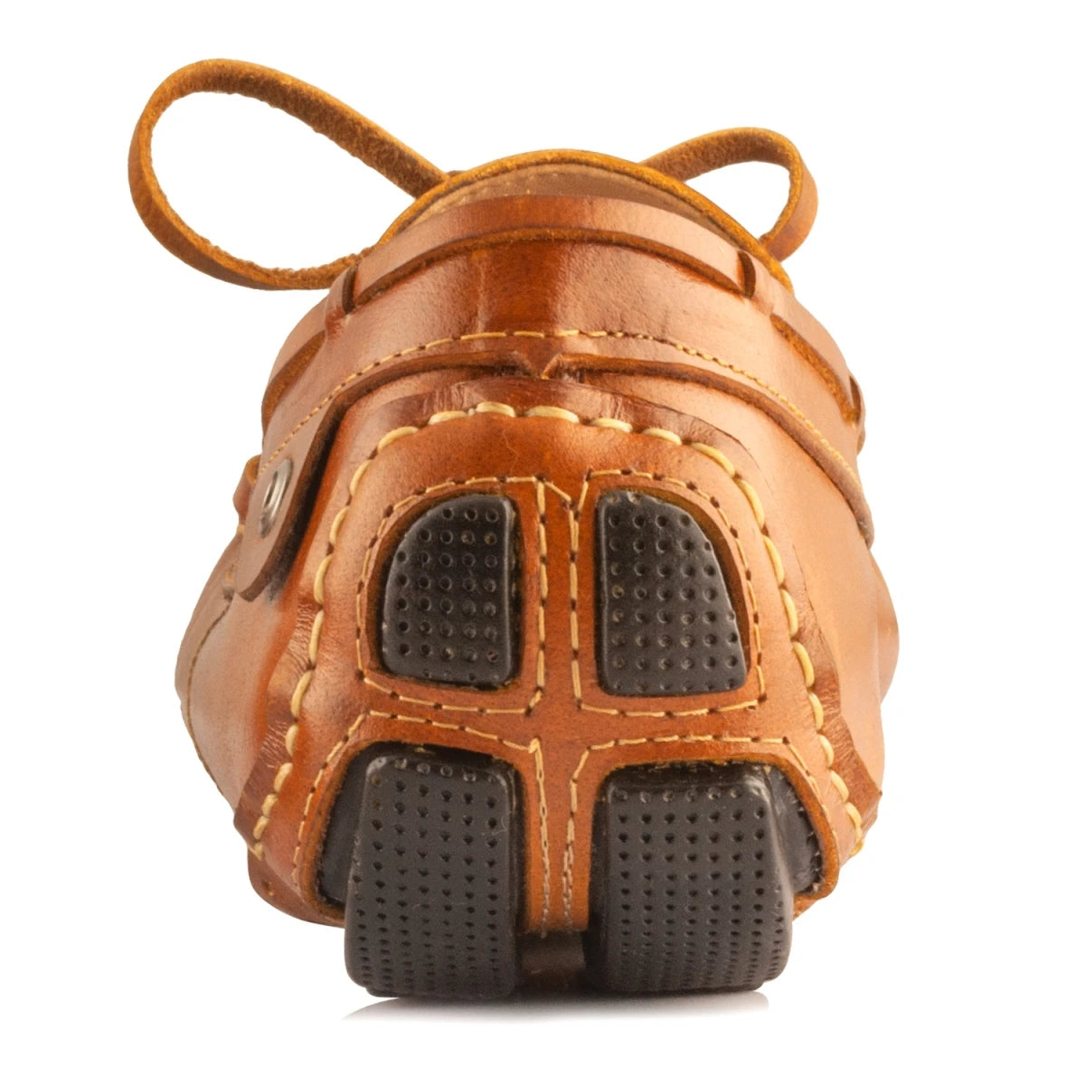 Pure Leather Tan Driving Shoes - STN2309TANOPU
