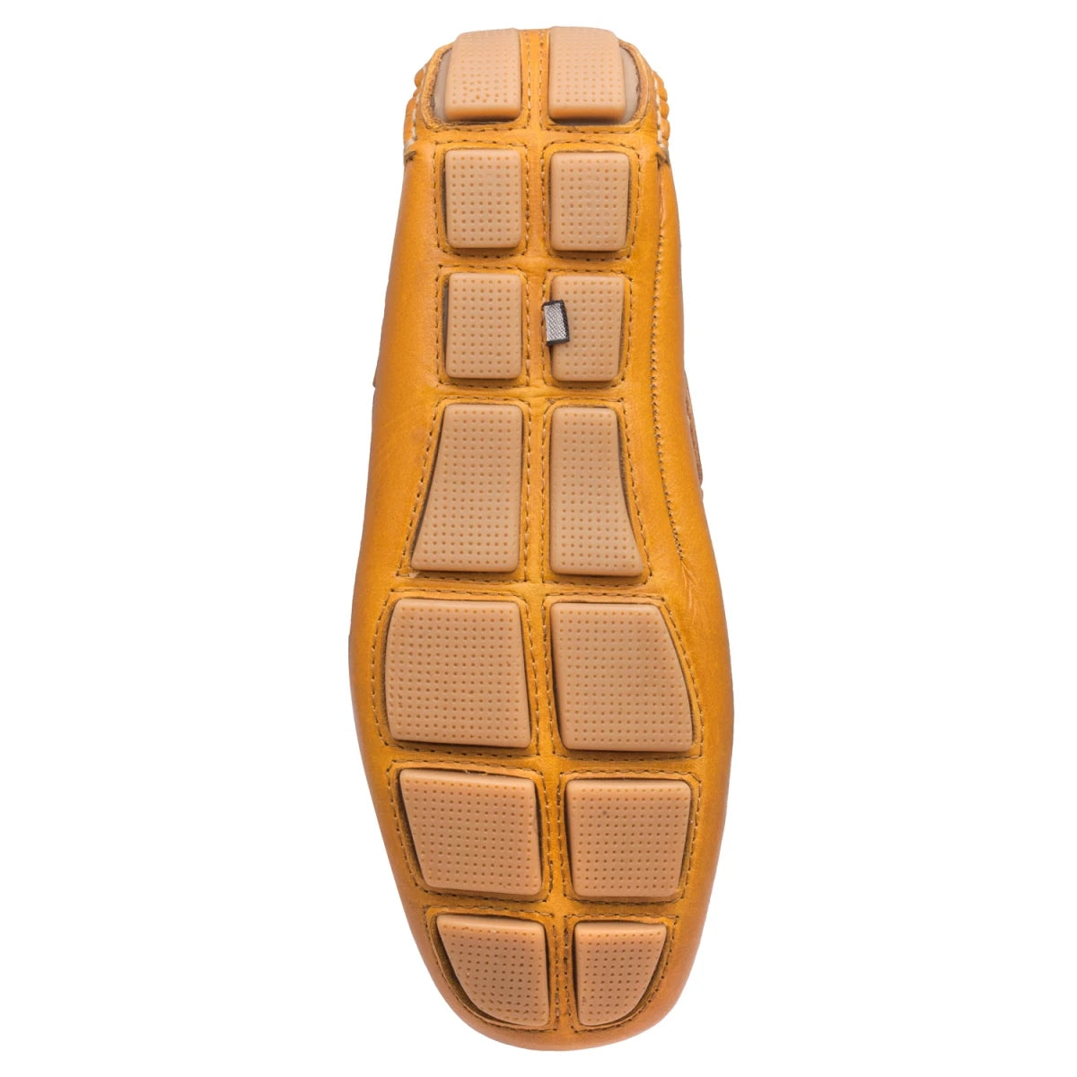 Pure Leather Light Tan Driving Shoes - STN2323TZCRN5
