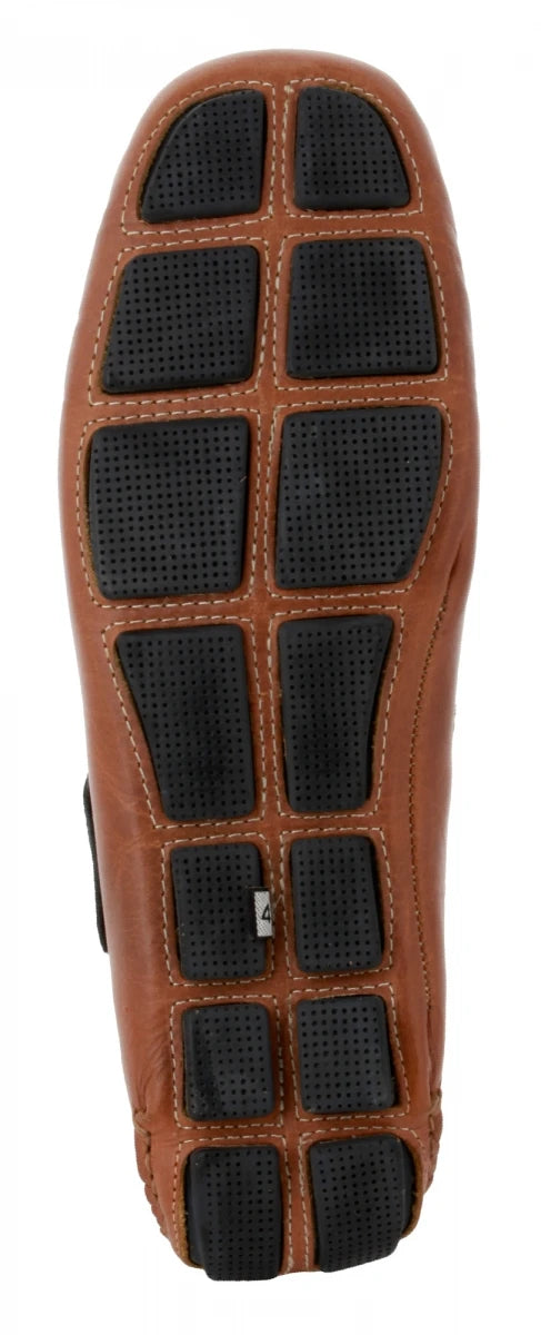 Tan Leather Driving Shoes - STN23542TANOPU