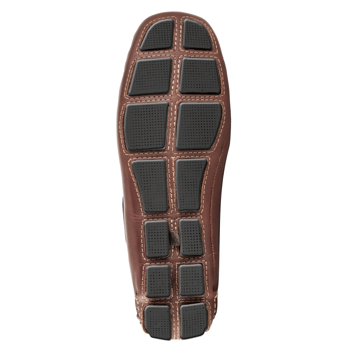 Pure Leather Tan Color Driving Shoes - STN23543TANOPU