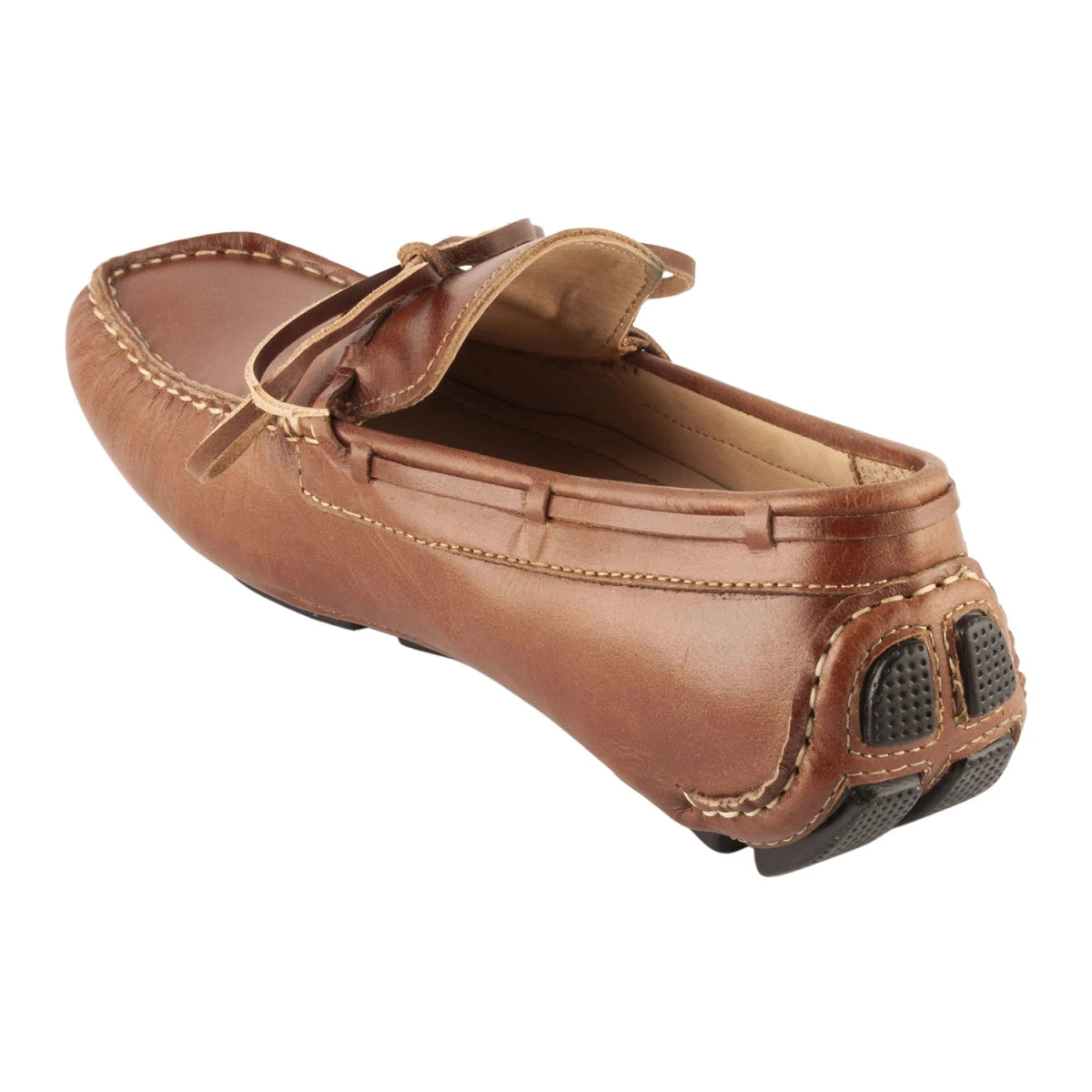 Pure Leather, Moc-toe Construction, Tan Driving Shoe- TANDD, STN2356TAN239