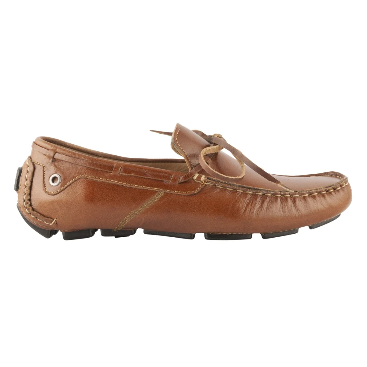 Pure Leather, Moc-toe Construction, Tan Driving Shoe- TANDD, STN2356TAN239