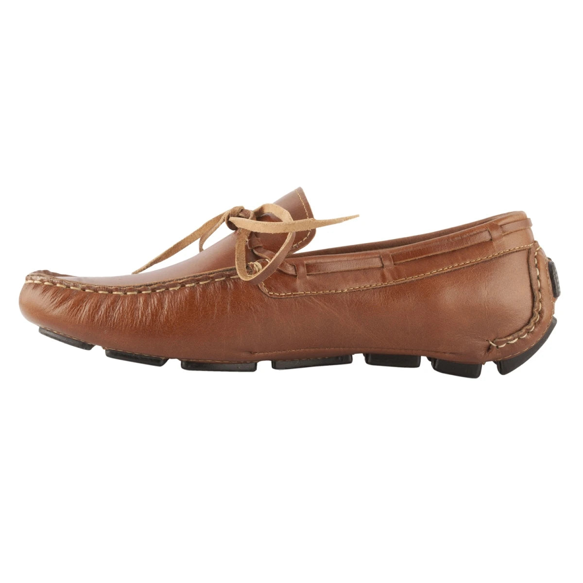 Pure Leather, Moc-toe Construction, Tan Driving Shoe- TANDD, STN2356TAN239