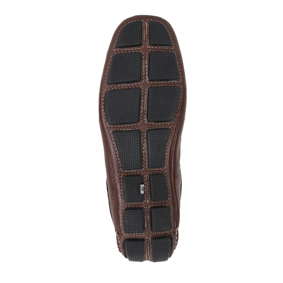 Pure Leather, Moc-toe Construction, Coffee Color Driving Shoe, STN2357CHR34