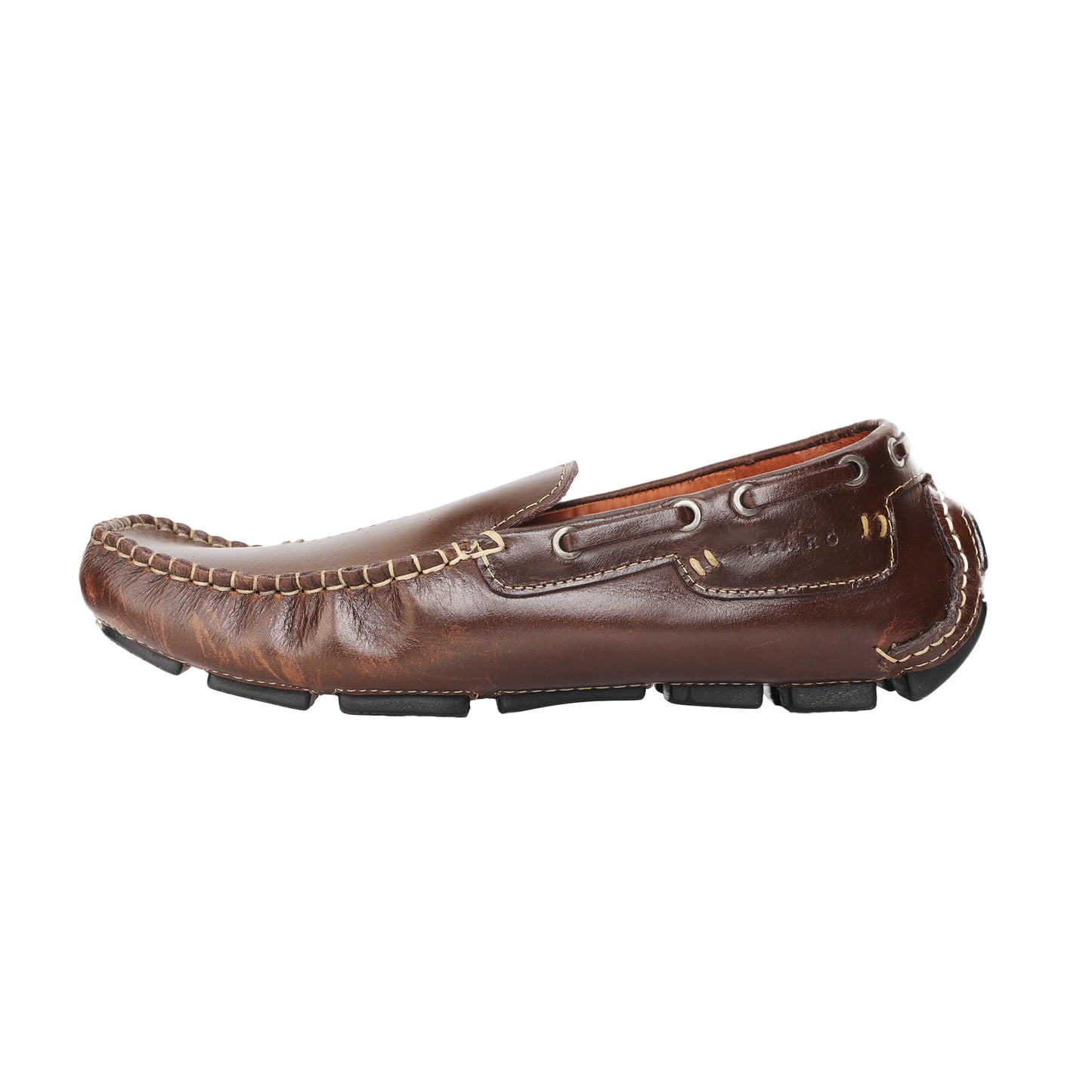 Pure Leather, Moc-toe Construction, Coffee Color Driving Shoe, STN2359CFF34