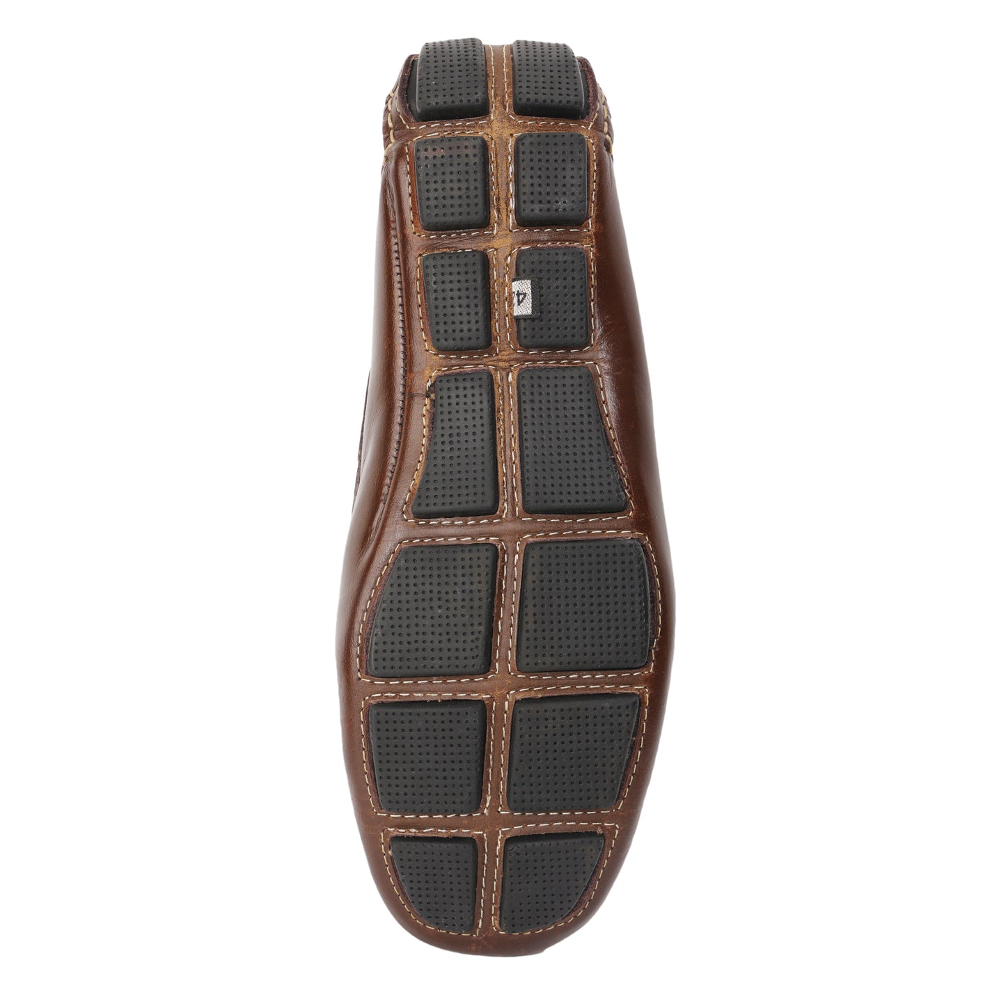 Pure Leather, Moc-toe Construction, Coffee Color Driving Shoe, STN2359CFF34