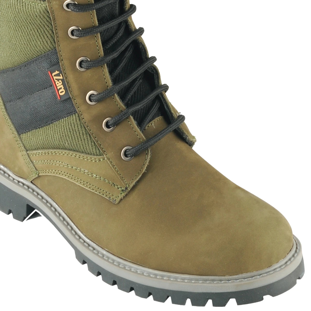 Pure Leather Rugged Boot : Sniper(Olive-Green), SniperOG