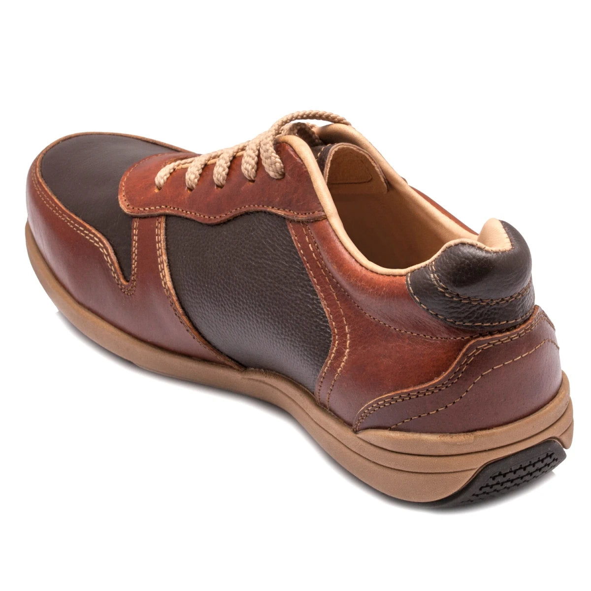 Pure Leather Sneaker - Marathon (Tan with Chocolate), TBSE1801CHC