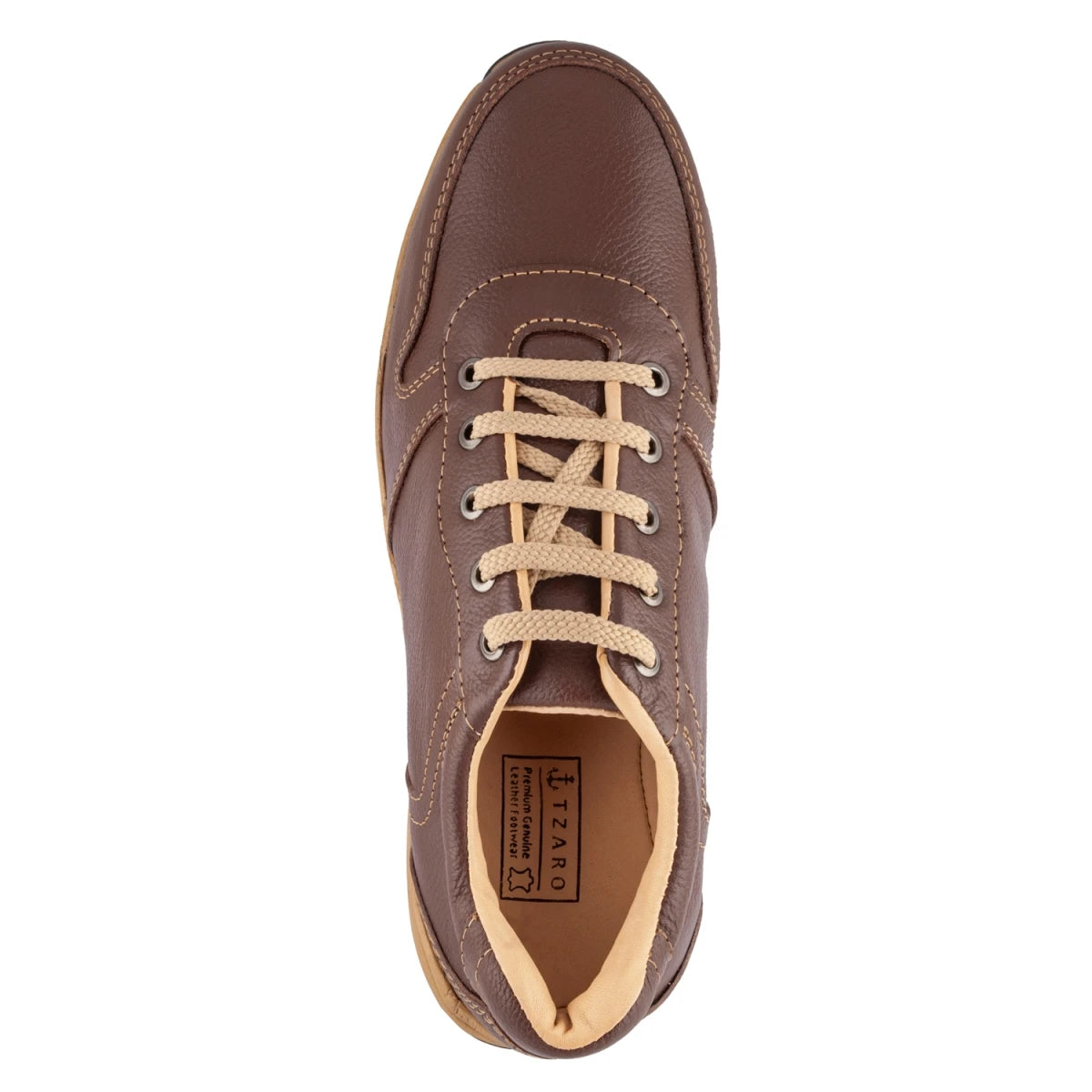 Pure Leather Sneaker - Marathon (Chocolate), TBSE1802HC