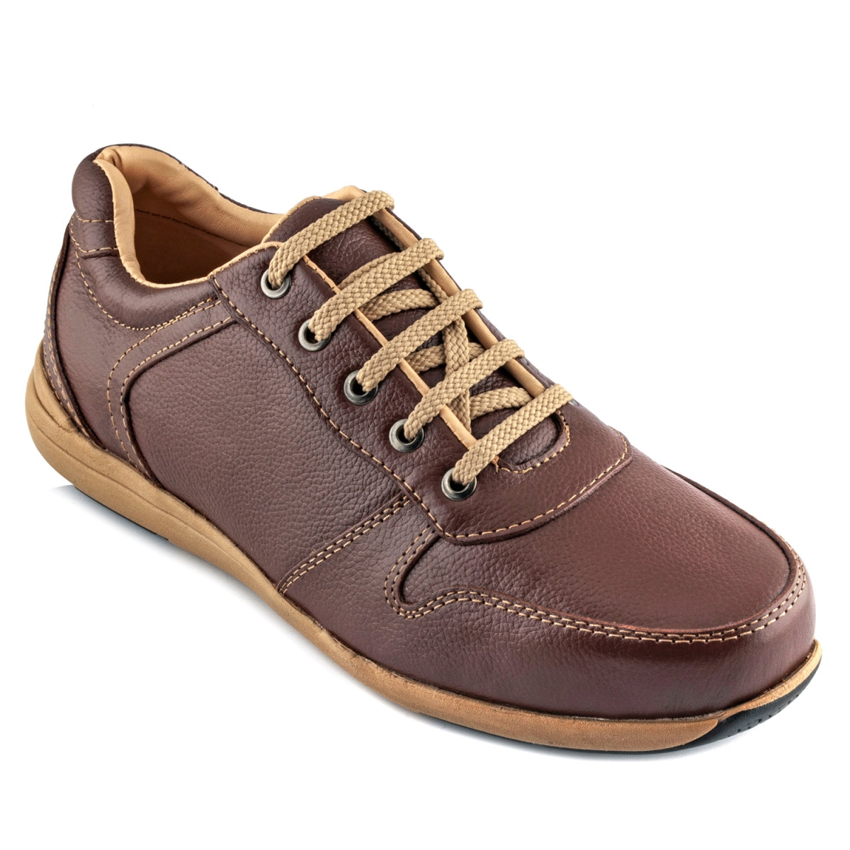 Pure Leather Sneaker - Marathon (Chocolate), TBSE1802HC