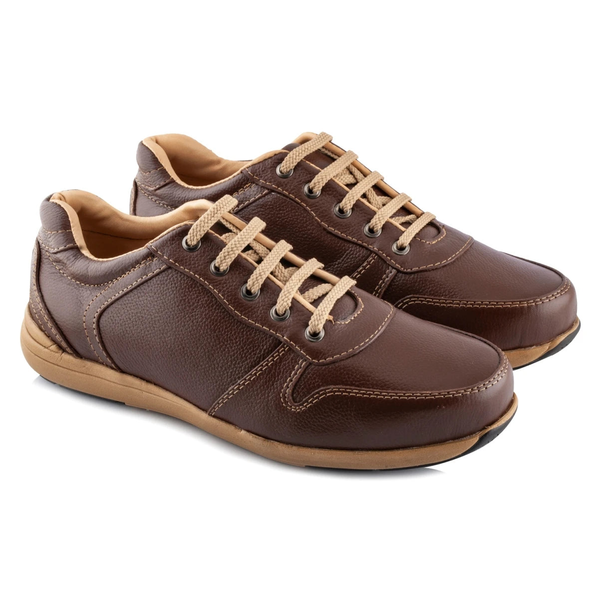 Pure Leather Sneaker - Marathon (Chocolate), TBSE1802HC