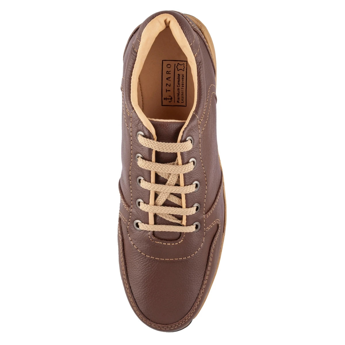 Pure Leather Sneaker - Marathon (Chocolate), TBSE1802HC