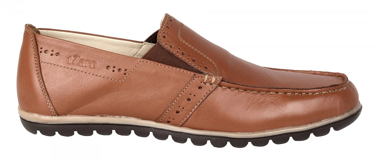 Pure Leather Tan Color Comfortable Loafer - Jhonny (Tan), TP1901PNCHTN
