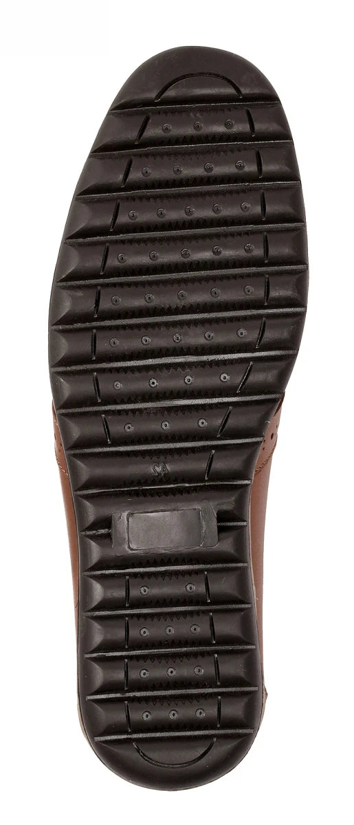 Pure Leather Tan Color Comfortable Loafer - Jhonny (Tan), TP1901PNCHTN