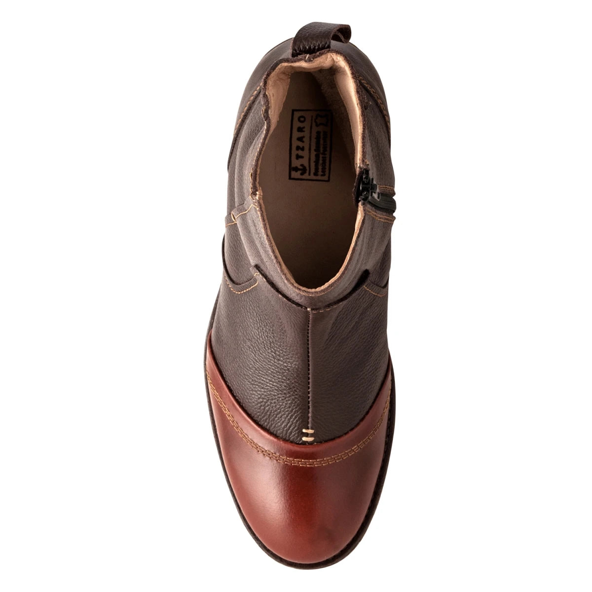 Pure Leather Chocolate Color Boots - Thunderbolt, SH3223CHSNK