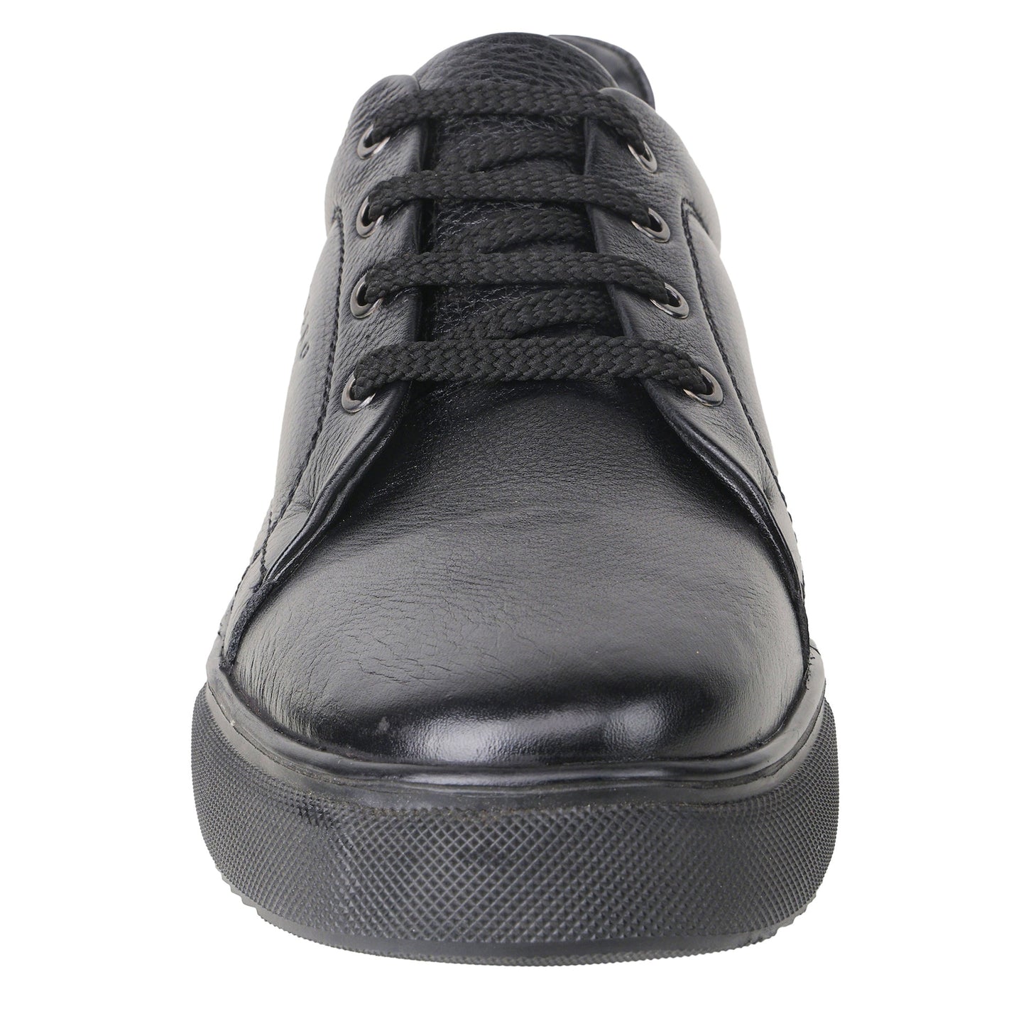 Pure Leather, Light Weight Black Sneakers - Buntikki, TZCRT901BLK