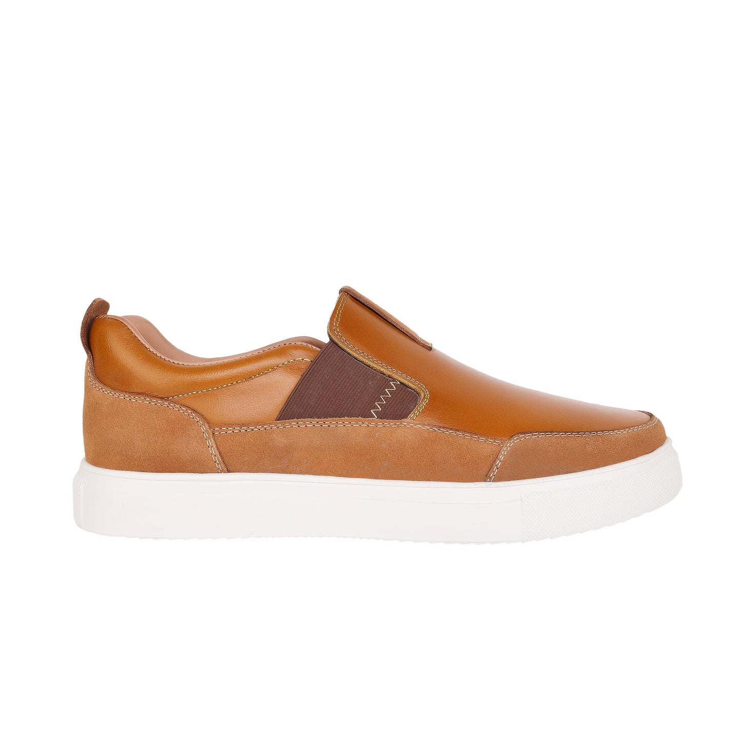 Pure Leather, Light Weight Tan Sneakers - Omura, TZCRT911TAN