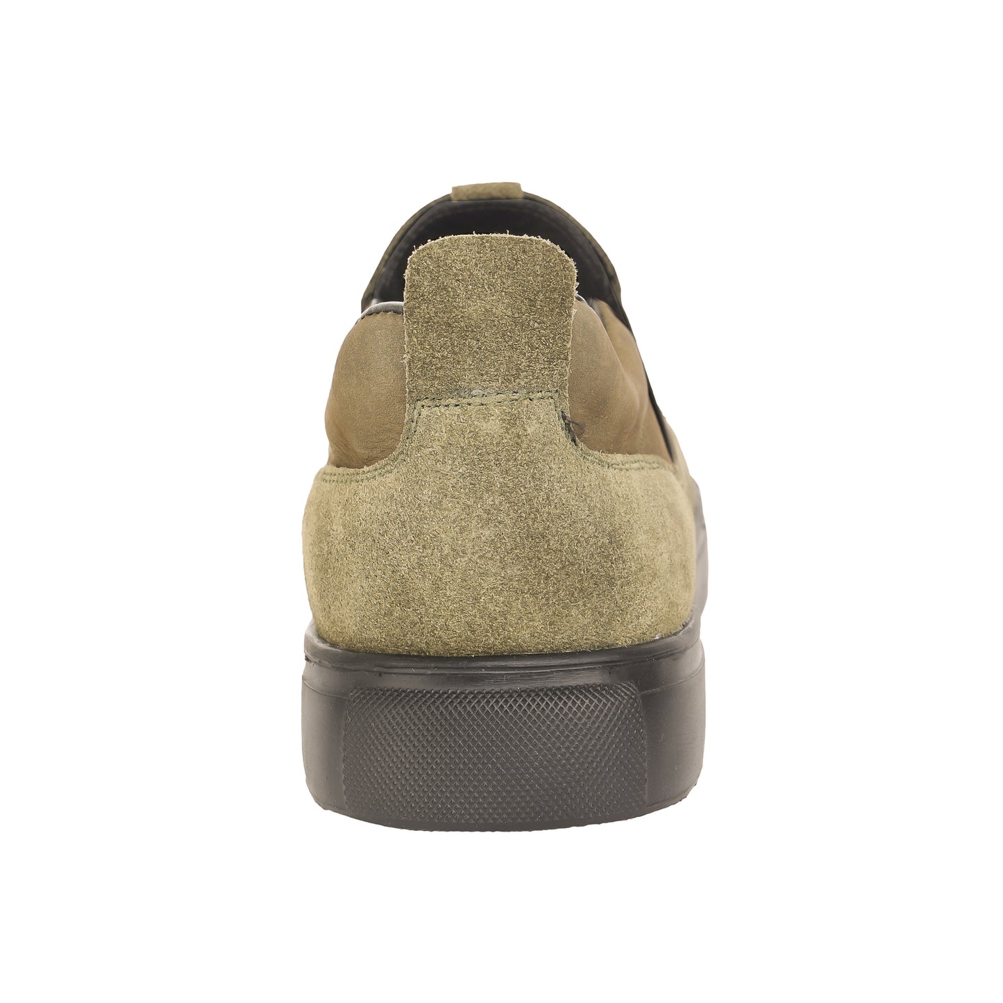 Pure Leather, Light Weight Olive-Green Sneakers - Omura, TZCRT913OLV