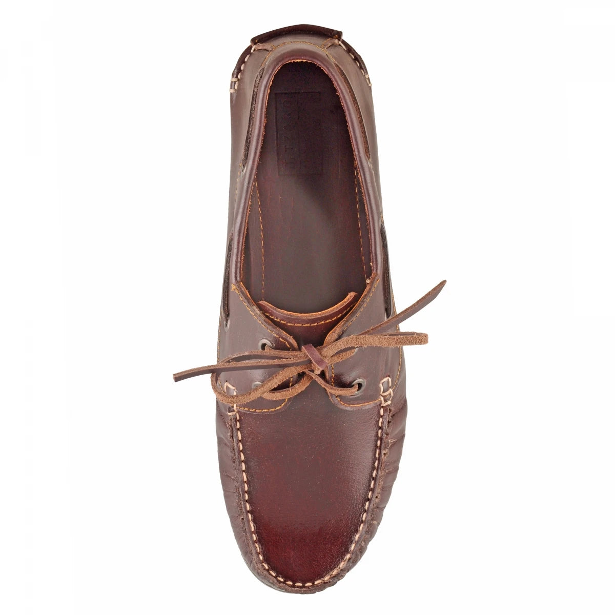 True Moccasin Pure Leather Brown Boat Shoes - Timber Brown