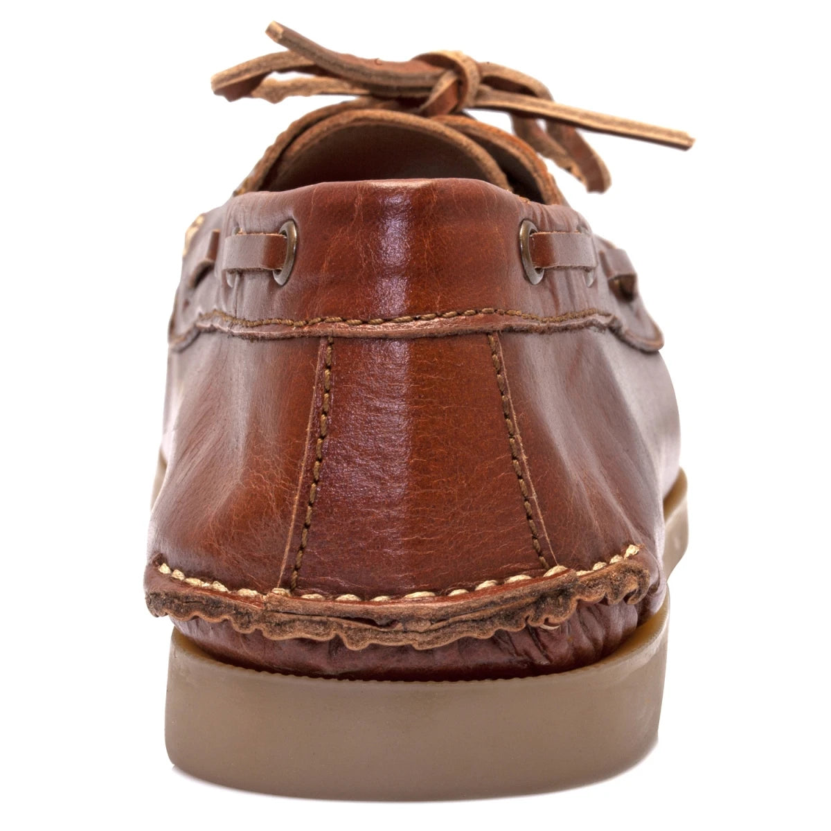 True Moccasin Pure Leather Tan Boat Shoes - Timbertan