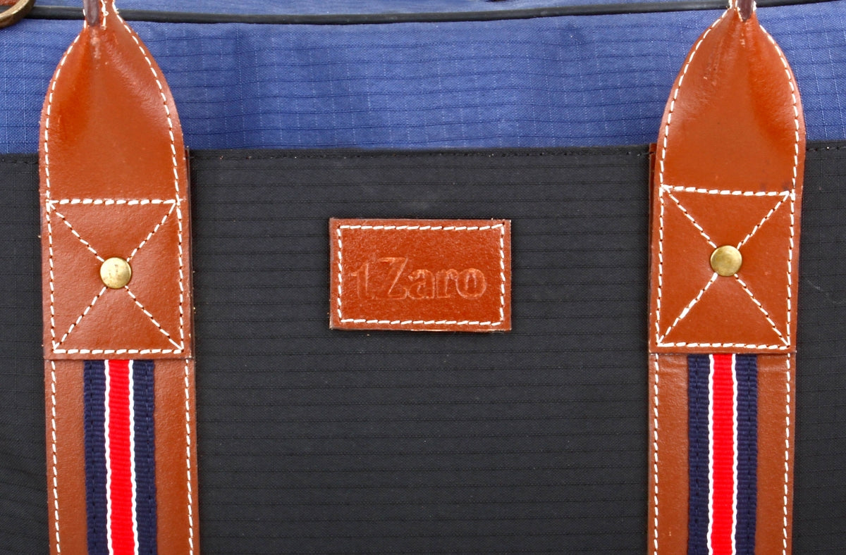 TZARO Nylon-Genuine Leather Laptop Bag: ZDRBGCANBB